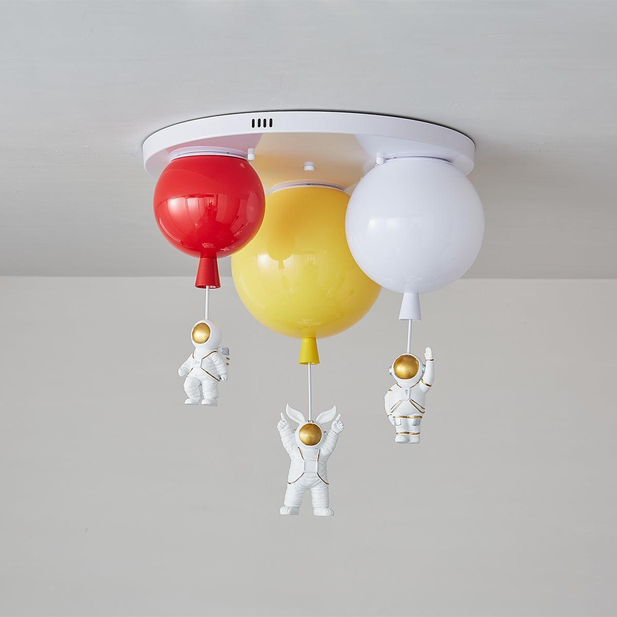 Astronaut Glossy Balloon Ceiling Lamp - Blowlighting