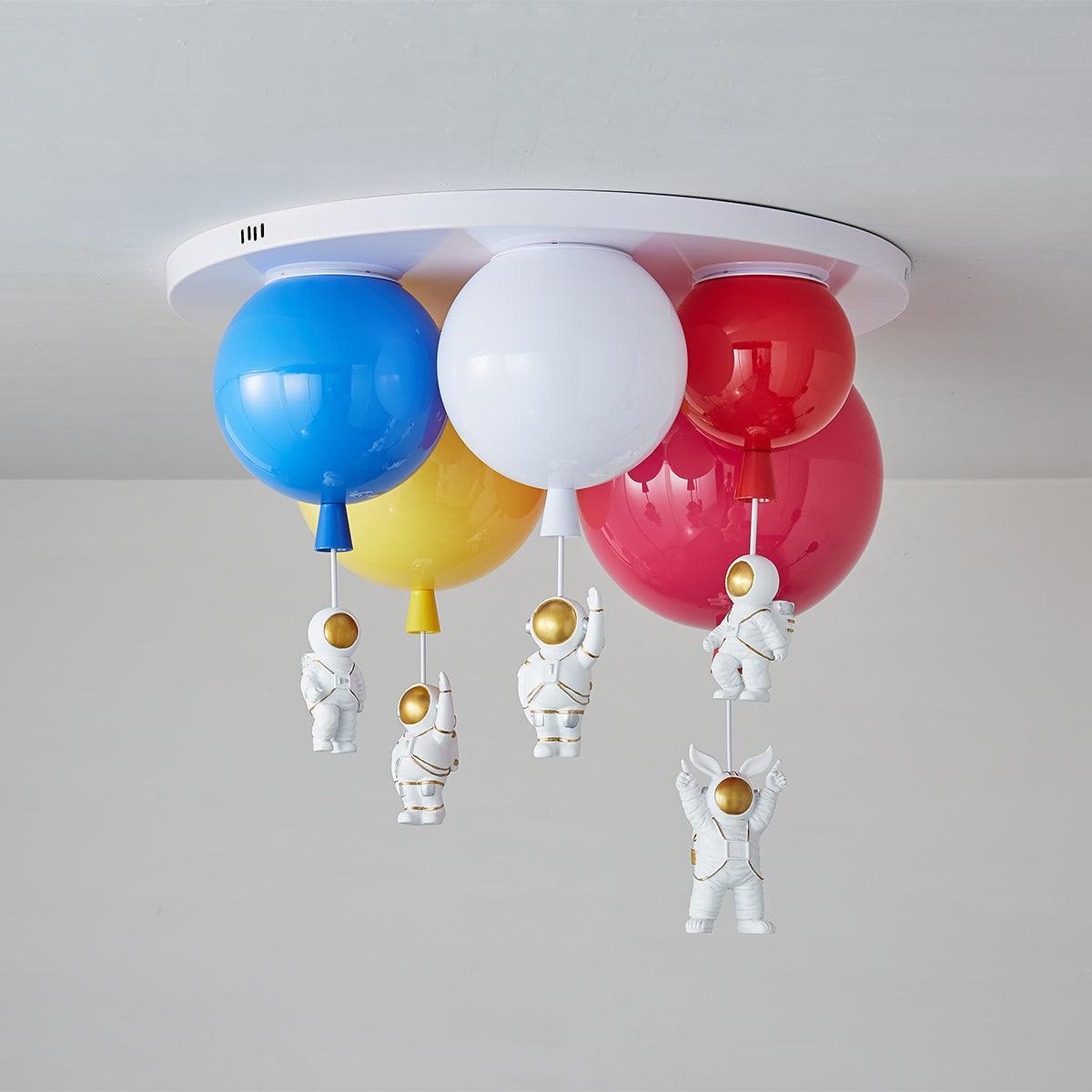Astronaut Glossy Balloon Ceiling Lamp - Blowlighting