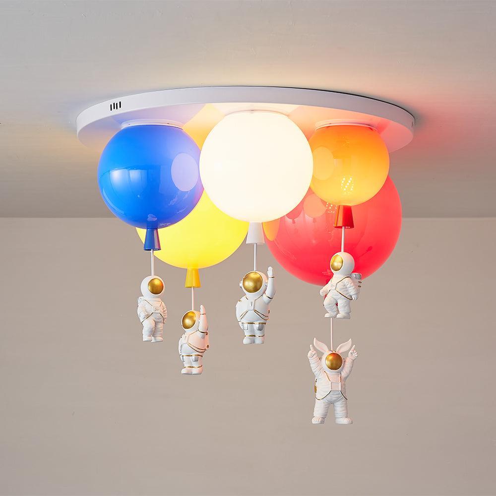 Astronaut Glossy Balloon Ceiling Lamp - Blowlighting