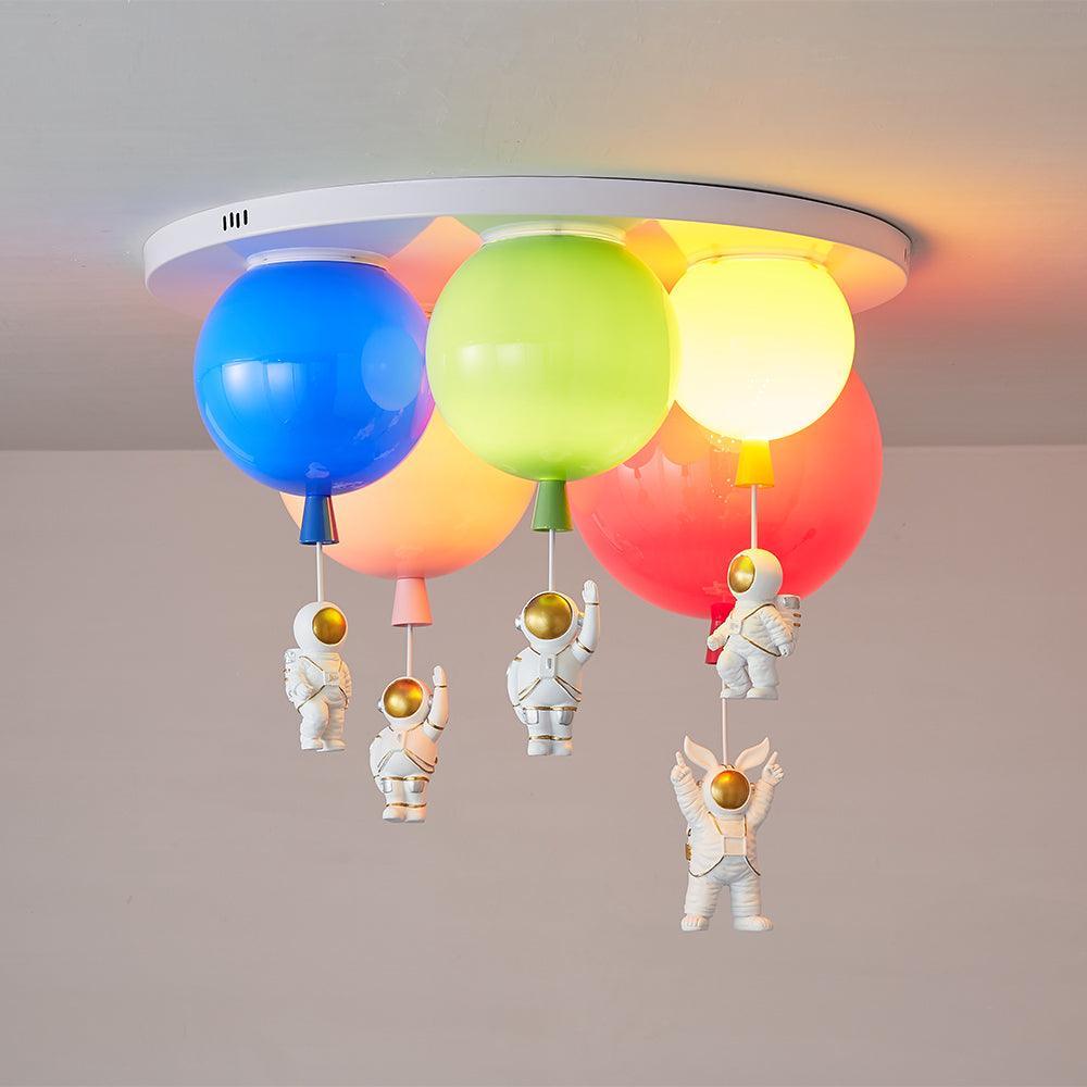 Astronaut Glossy Balloon Ceiling Lamp - Blowlighting