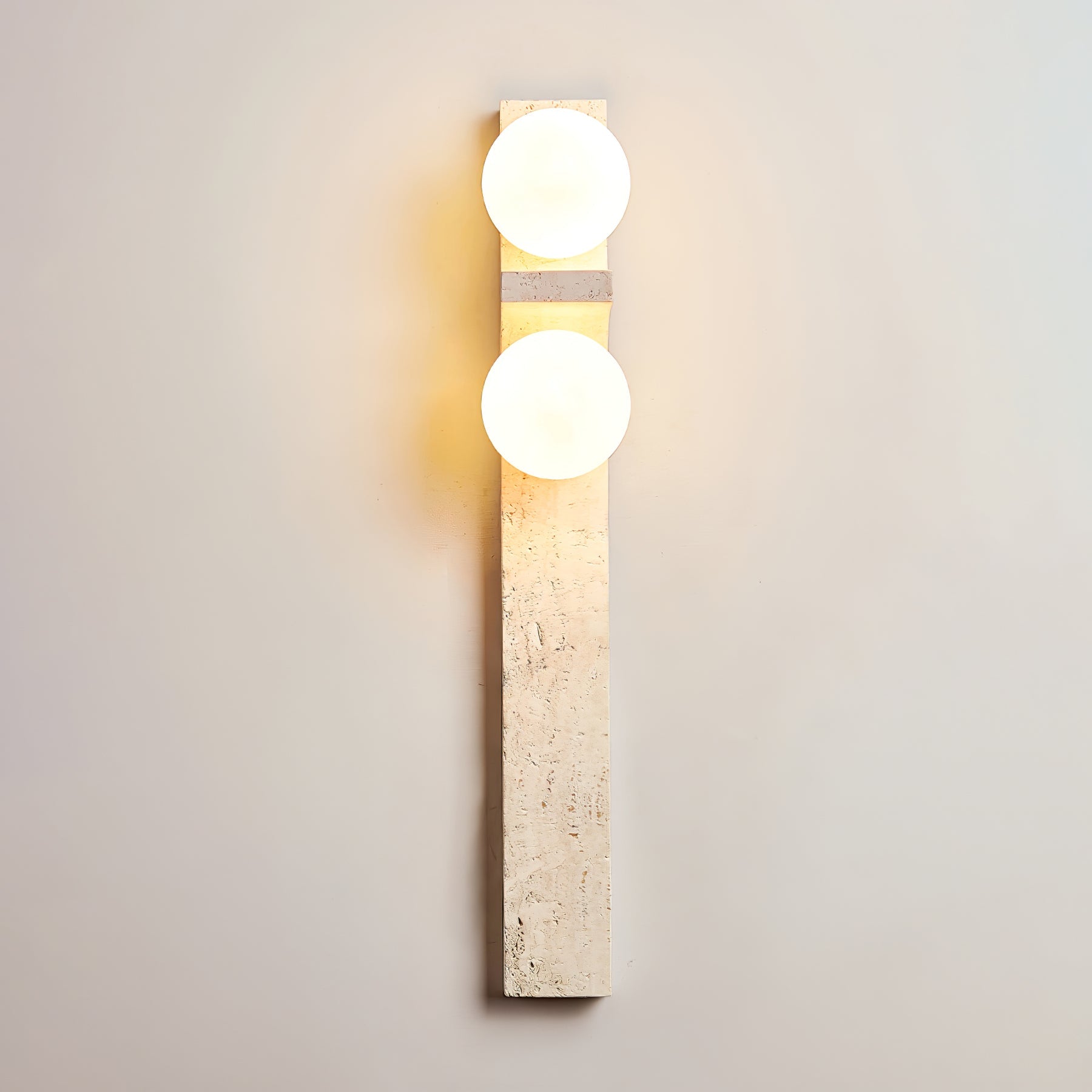 Cassiopeia Travertine Wall Light - Letslighting