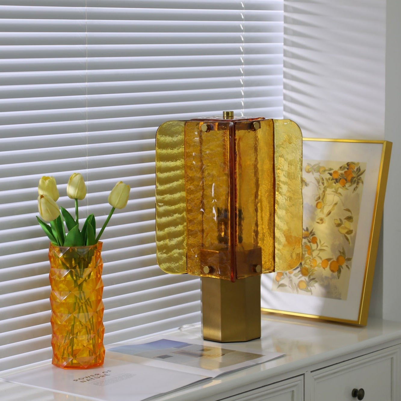 Aurelia Modern Minimalist Glass Table Lamp