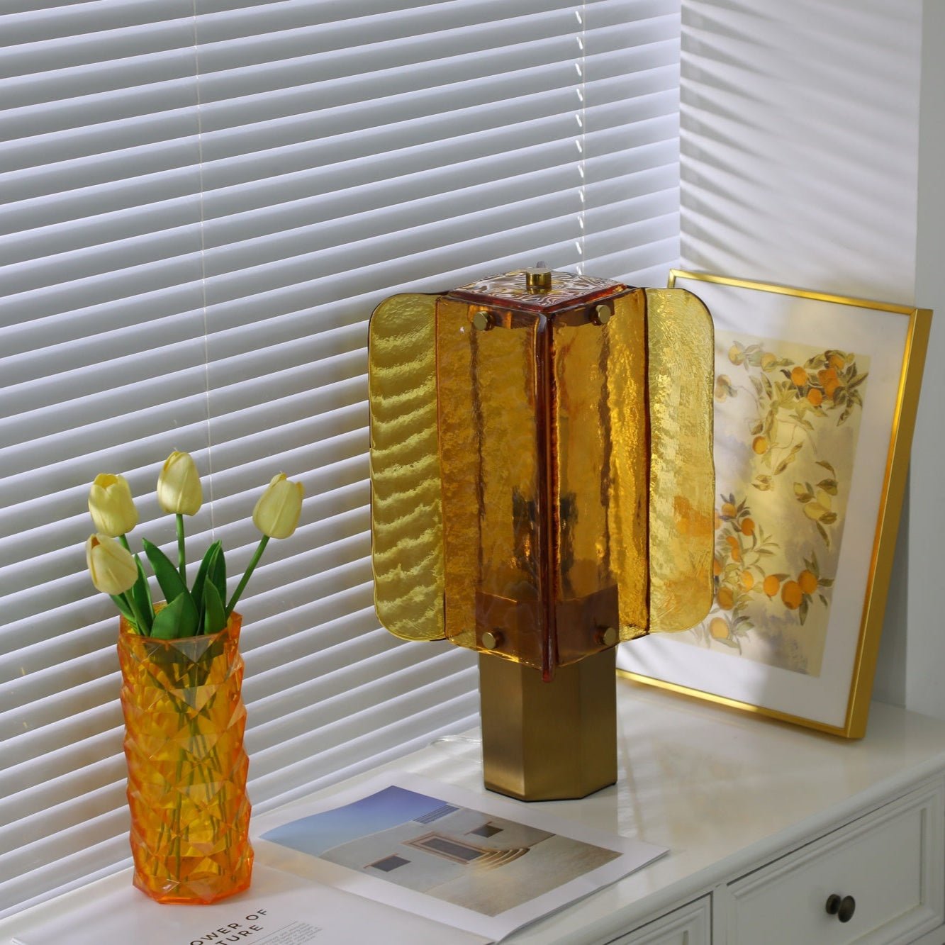 Aurelia Modern Minimalist Glass Table Lamp