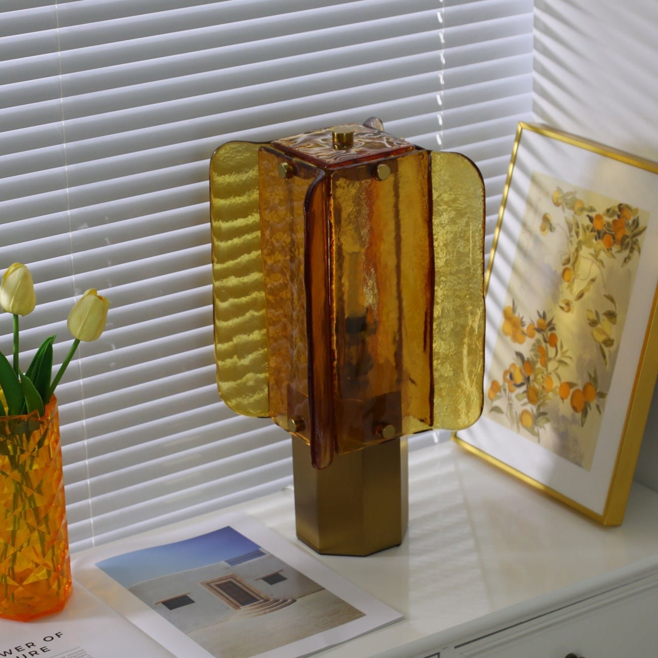 Aurelia Modern Minimalist Glass Table Lamp