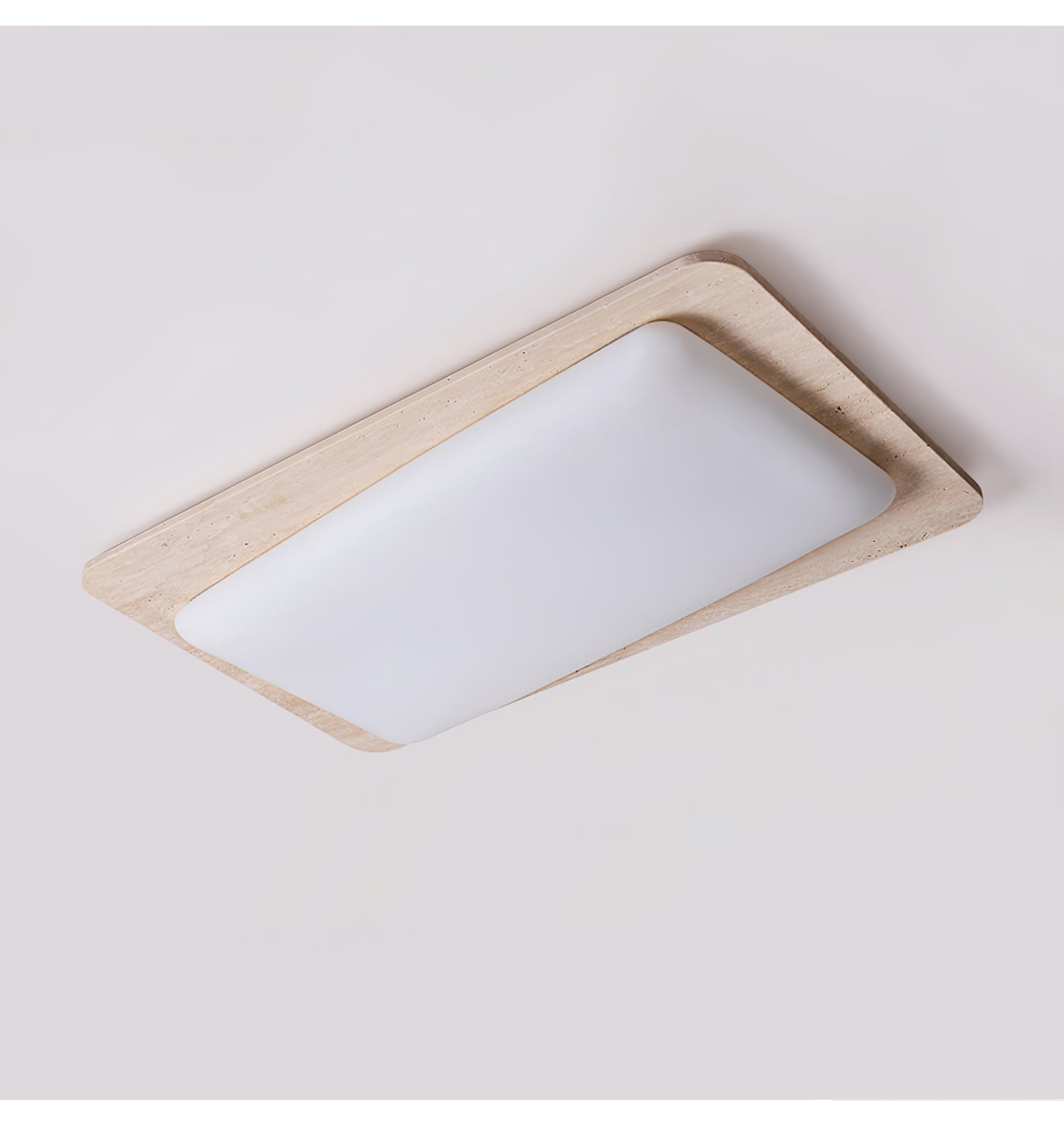 Aurilith Plafonnier Minimaliste en Travertin