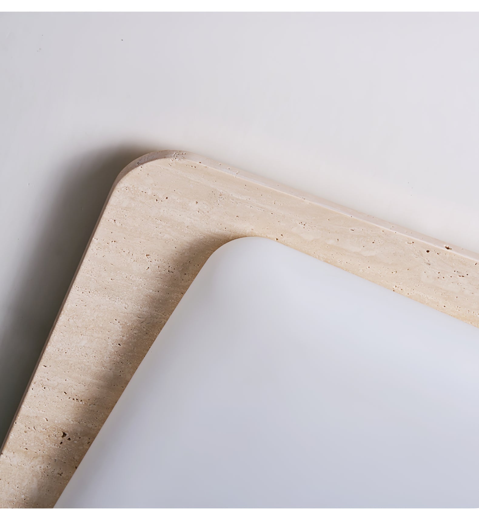 Aurilith Plafonnier Minimaliste en Travertin