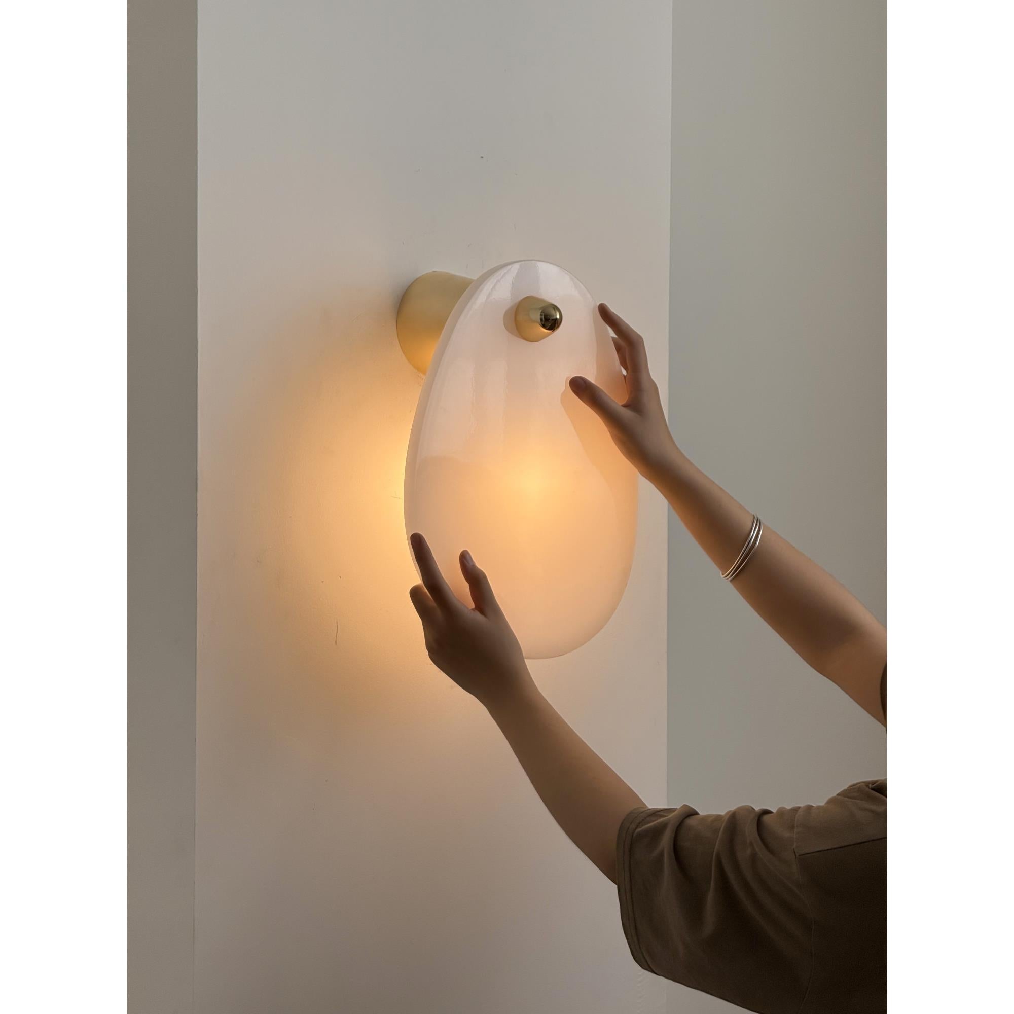 Norduvys Modern Luxurious Metal Marble Wall Lamp - Lamp Copper