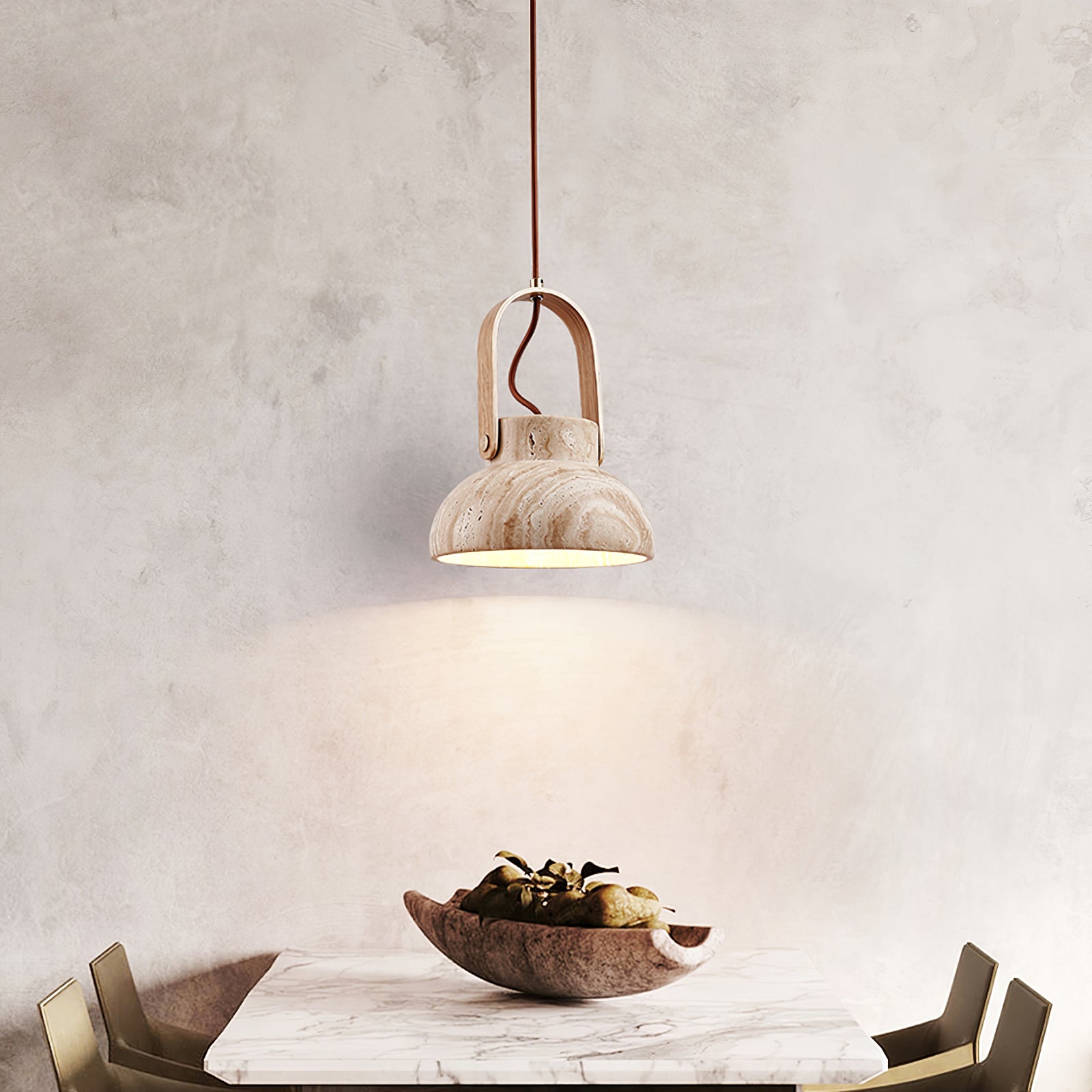 Aveline Travertine Pendant Light - Vakkerlight