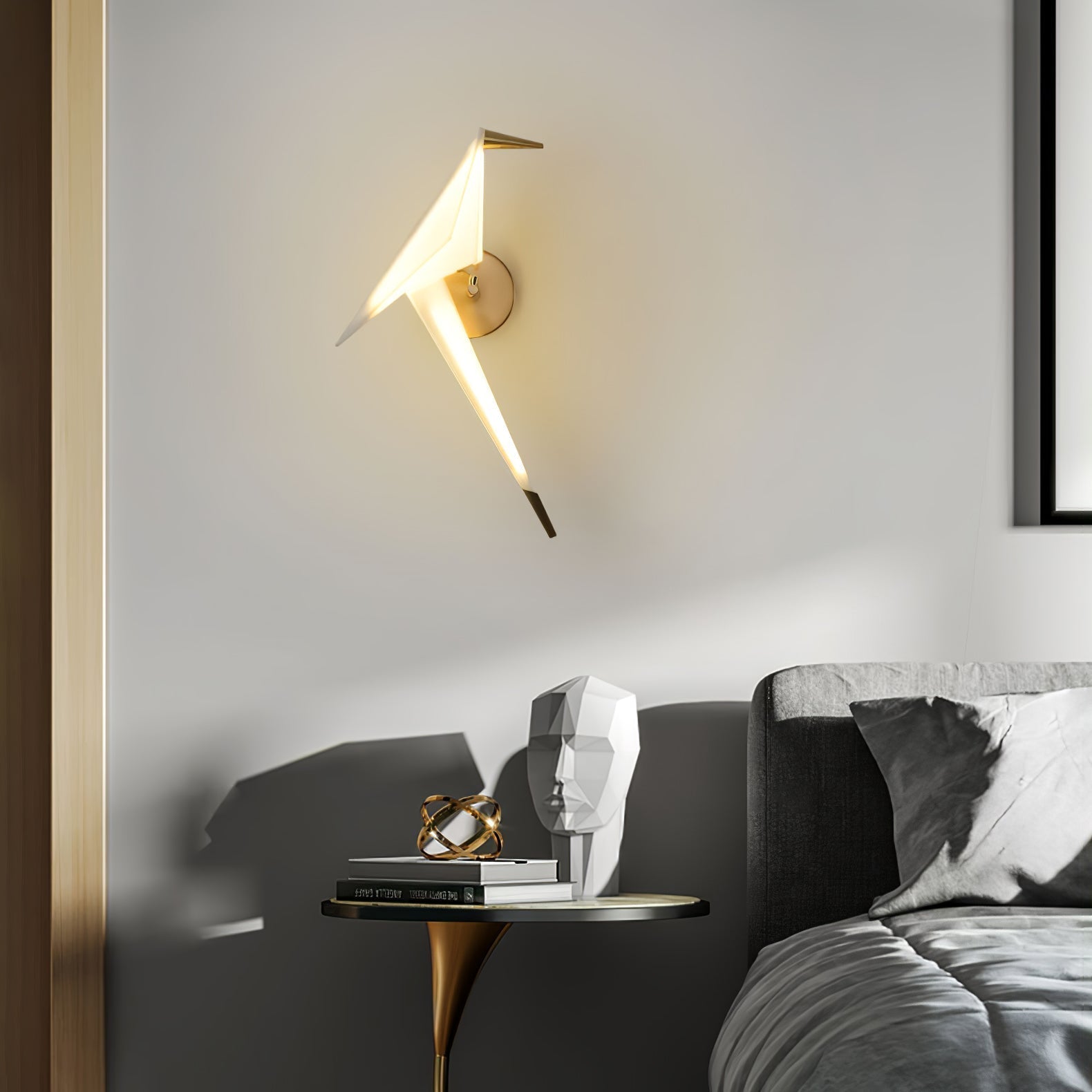 Paper Crane Wall Lamp - Blowlighting