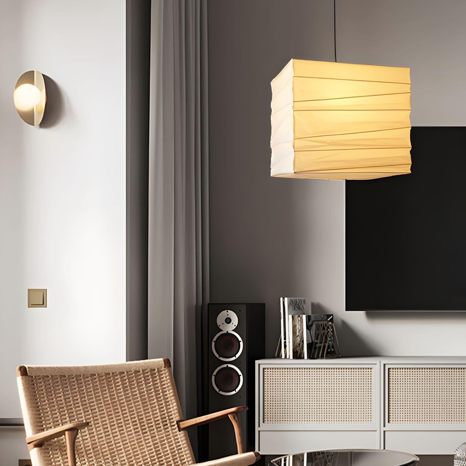 Ayla Paper Cube Pendant Lamp - Blowlighting