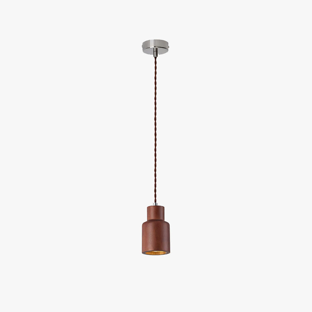 Muto Cottage Installer LED Suspension Bois Cuisine/Chambre à coucher