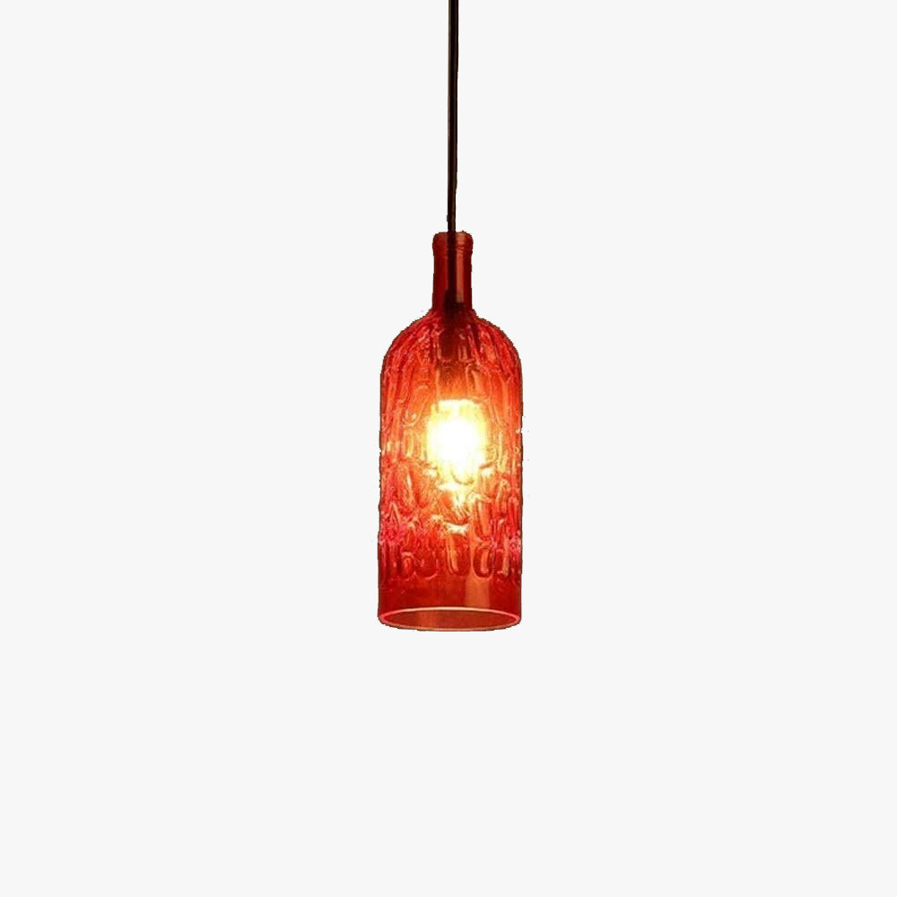 Valentina Vintage Suspension Bouteille de vin Métal/Verre Salon/Chambre à coucher
