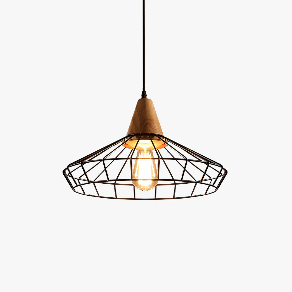 Silva Industriel Minimaliste Suspension Métal Salon