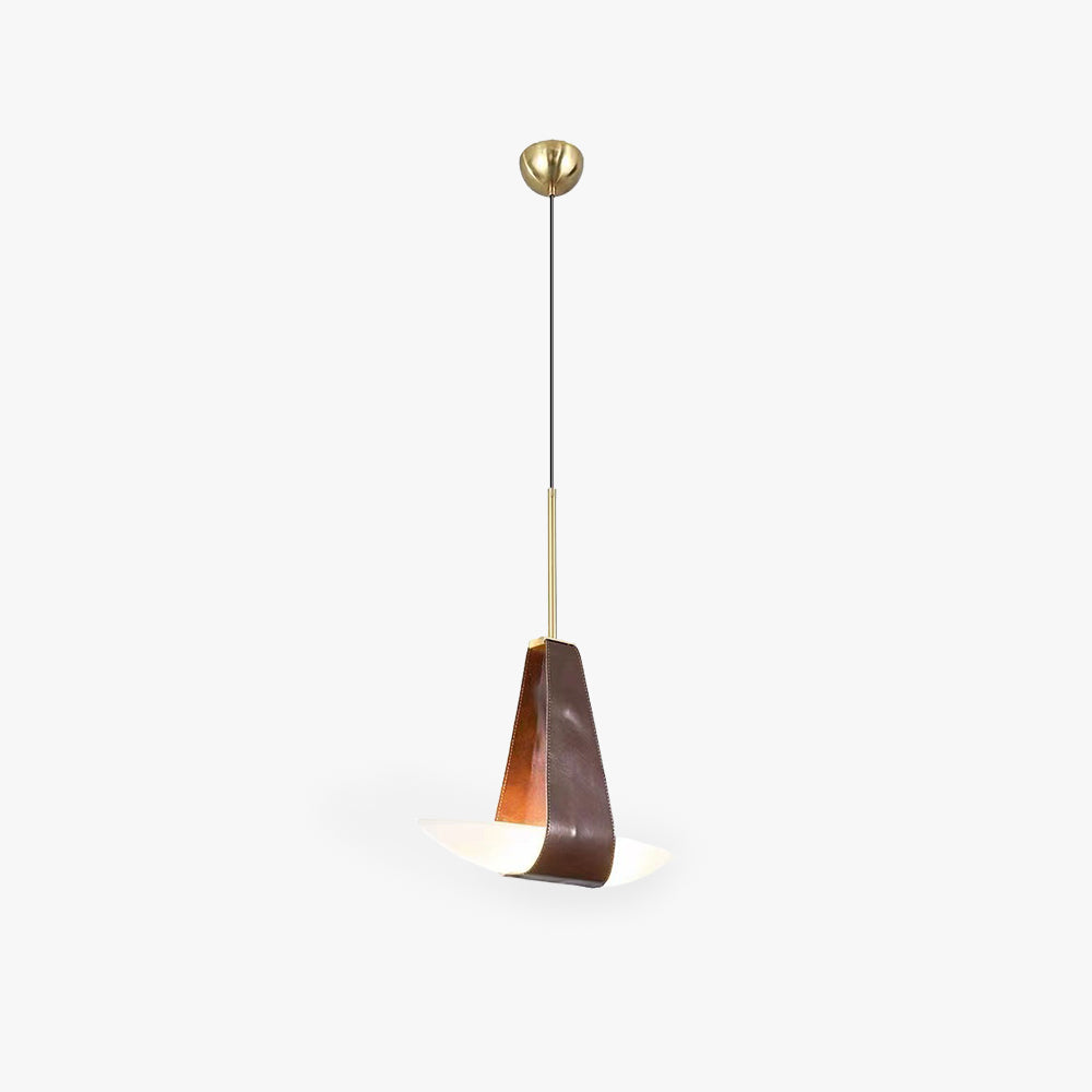Valentina Suspension Luminaire Industrielle Rouge Verre Métal Salon