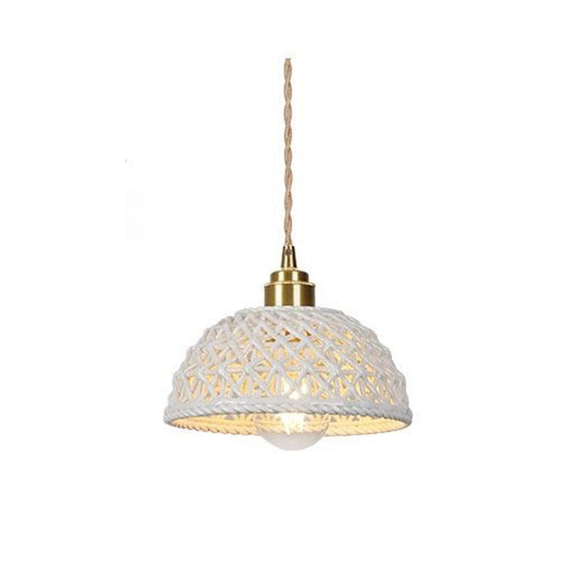 Valentina Suspension Luminaire Retro Nordique Métal/Céramique Chambre