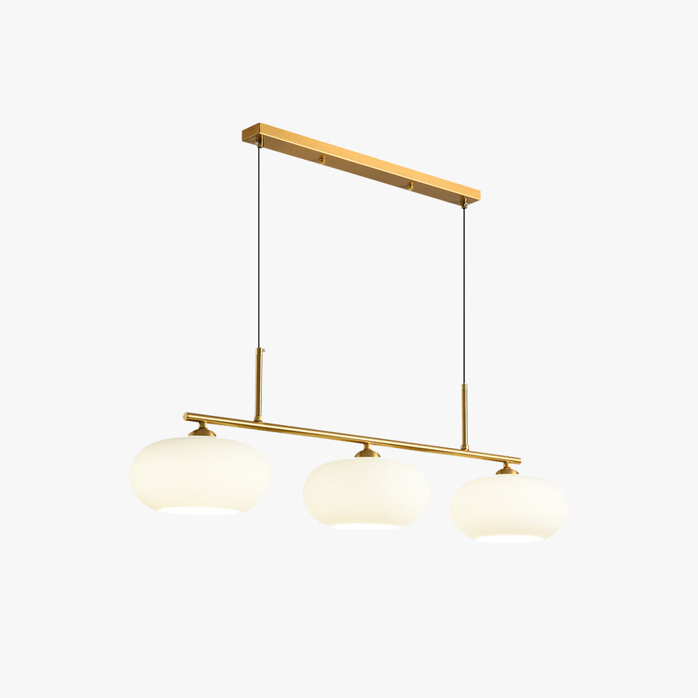 Valentina Suspension Multi Moderne, Verre/Metal, Blanc, Salon