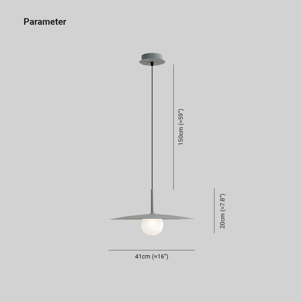 Arisha Suspension Dôme Moderne, Métal /Verre, Noir/Blanc/Grise, Chambre