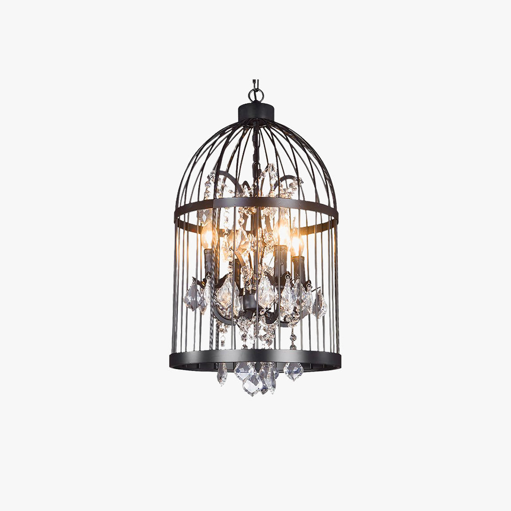 Arisha Industrie LED Suspension Noir Blanc Métal Chambre à coucher