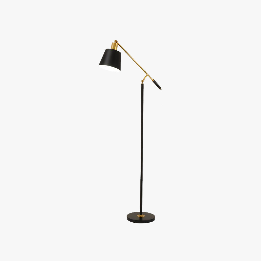 Mira Moderne LED Lampadaire Dôme  Noir Métal Salon Salle à manger