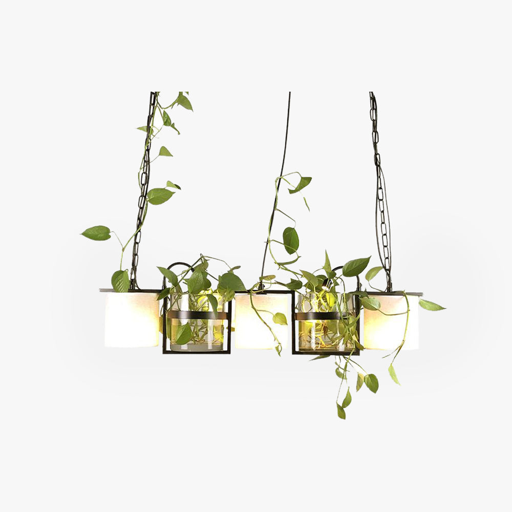 Epoch Moderne LED Suspension Noir Métal Verre Salon Salle à manger