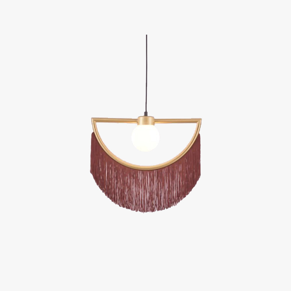 Aria Design Suspension Jaune/Vert/Rose/Café Métal/Tissu Chambre à coucher