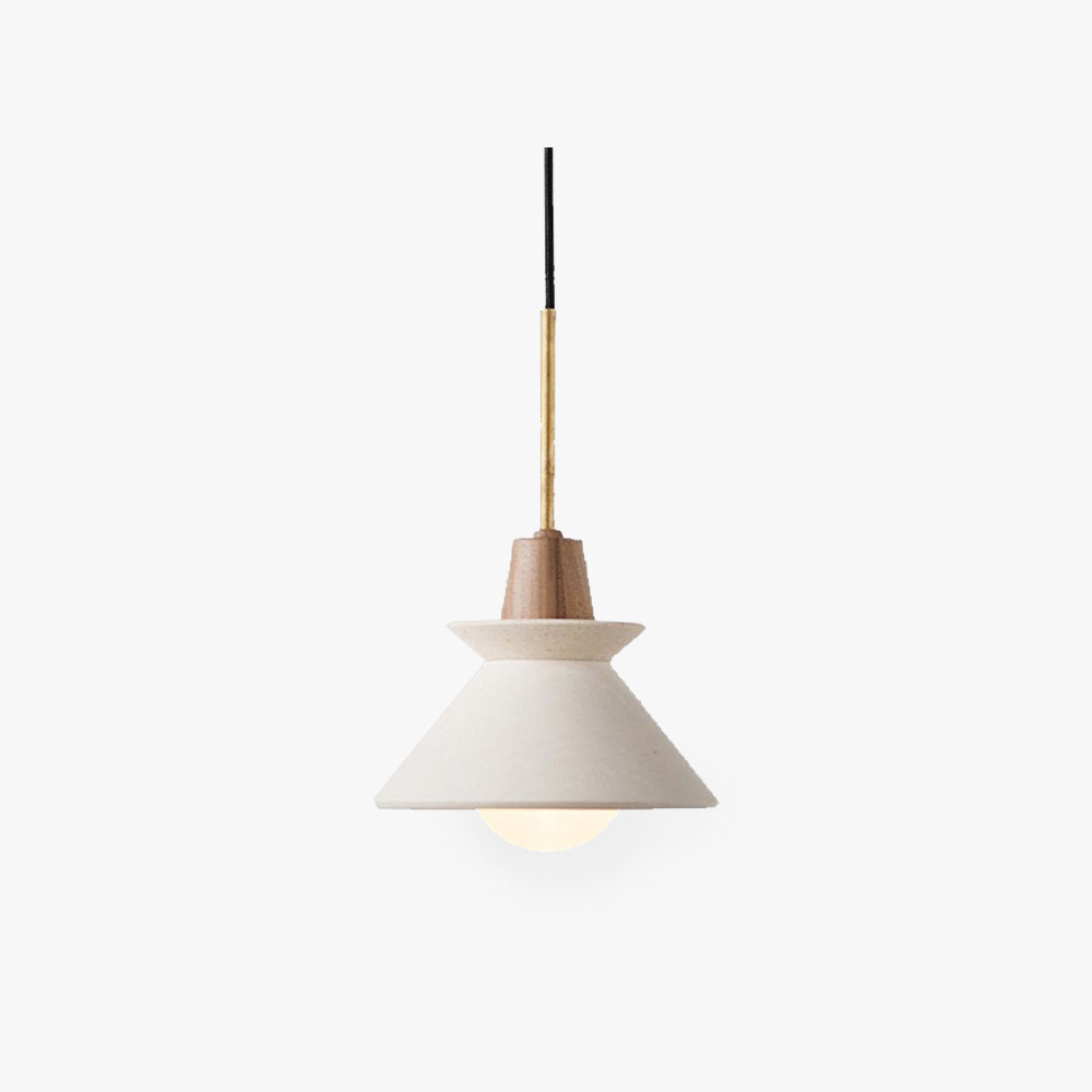 Muto Moderne LED Suspension Blanc Métal Ciment Salon Chambre à Coucher