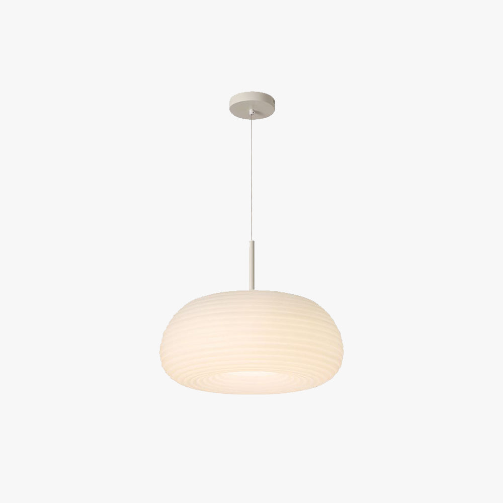 Valentina Suspension Tambour Naturelle, Blanc, Chambre