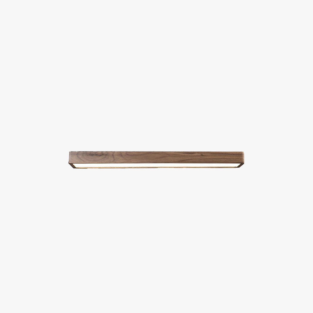 Muto Plafonnier Rectangulaire Moderne, Bois/Acrylique, Bois, Salon
