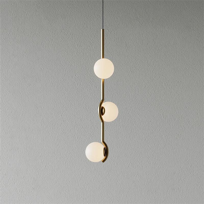 Silva Minimalism Metal Glass Pendant Light Dining Room Bedroom