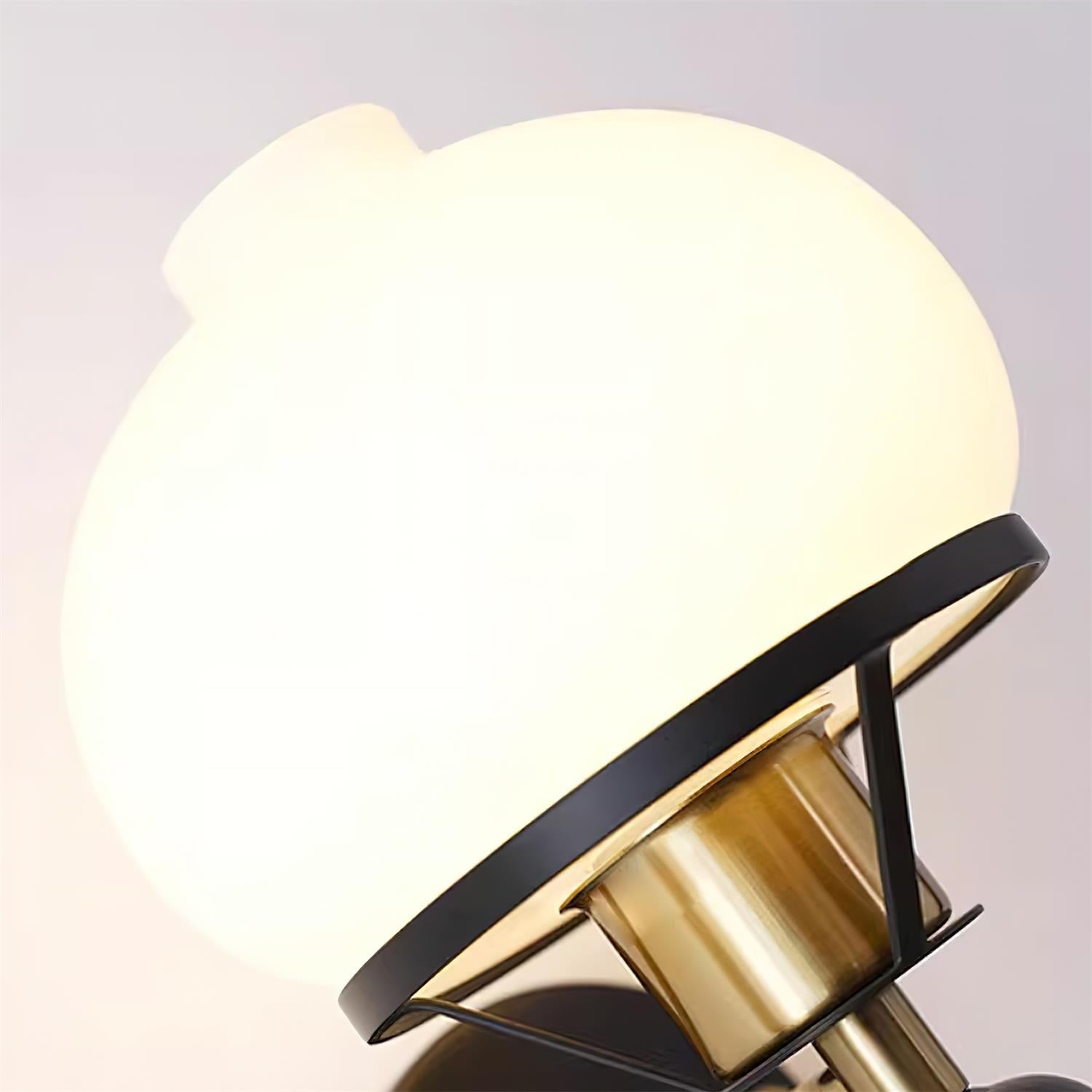 Aurum Balck Wall Light pull-chain switch - Letslighting