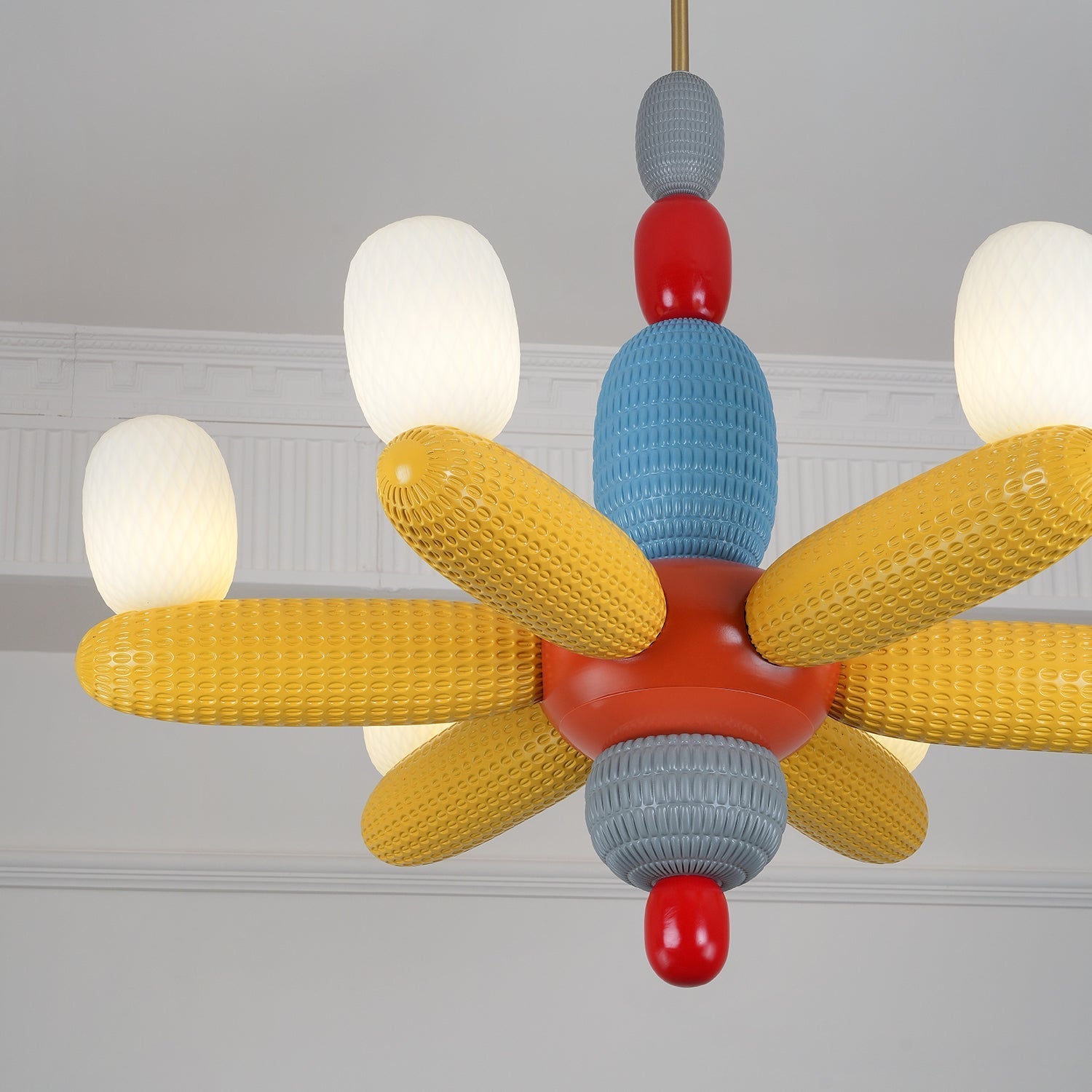 Balloons Chandelier Porcelain Modules Frosted Orbs - Letslighting
