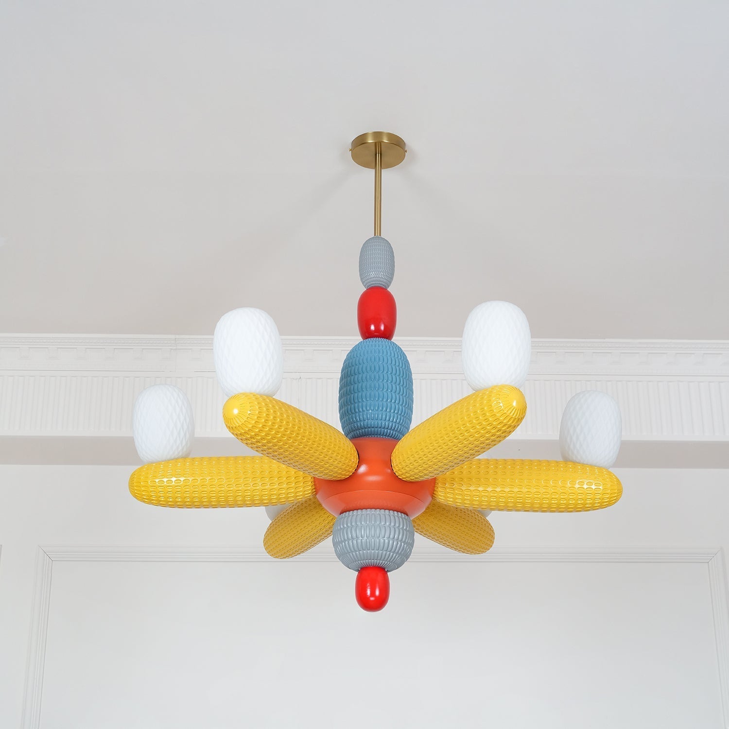 Balloons Chandelier Porcelain Modules Frosted Orbs - Letslighting
