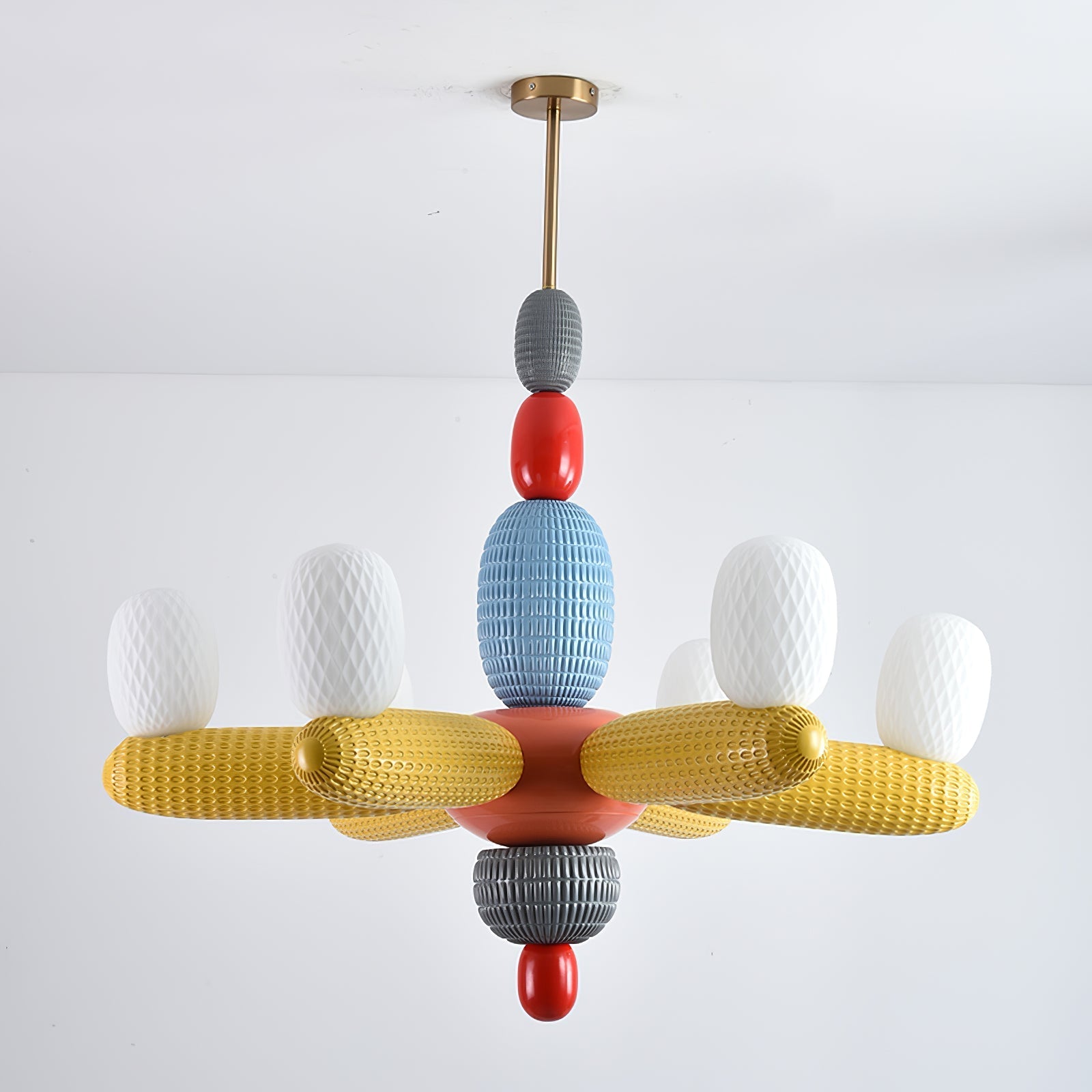 Balloons Chandelier Porcelain Modules Frosted Orbs - Letslighting