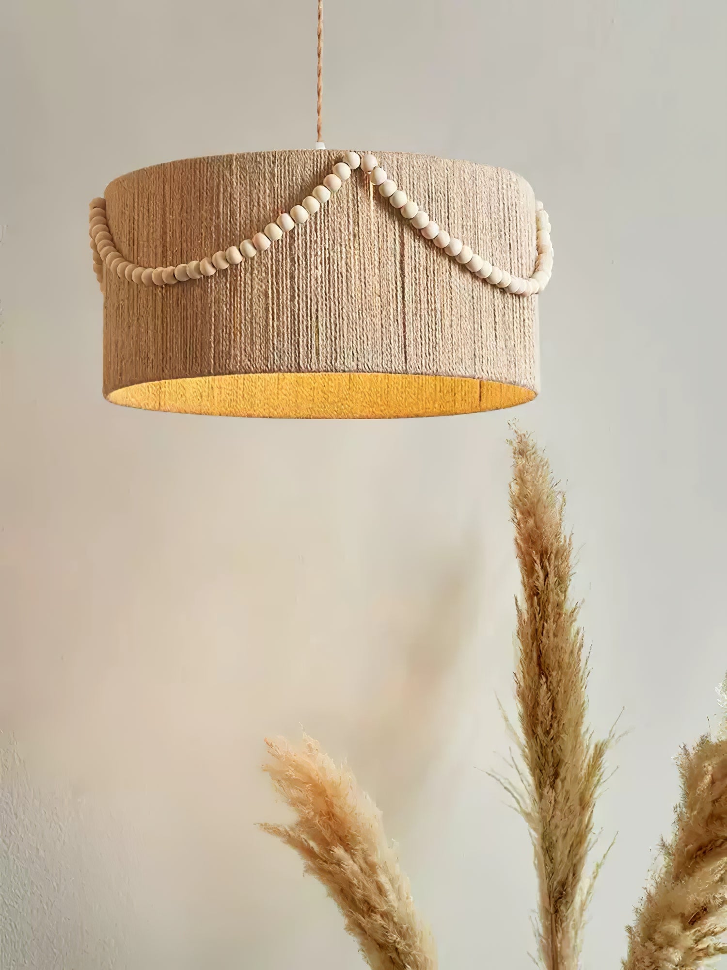 Beaded Boho Pendant Lamp - Blowlighting