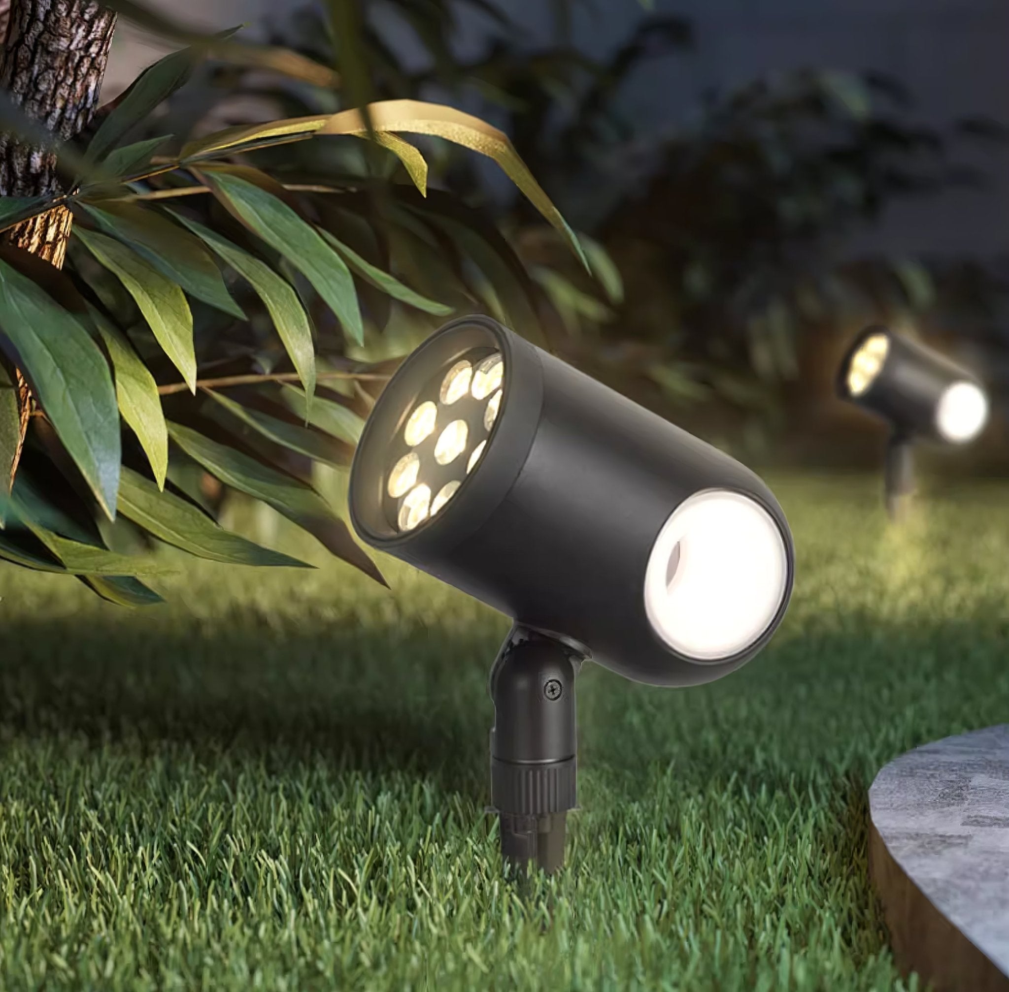 Beam Pointe Ajustable Acier Inoxydable Projecteur Paysage