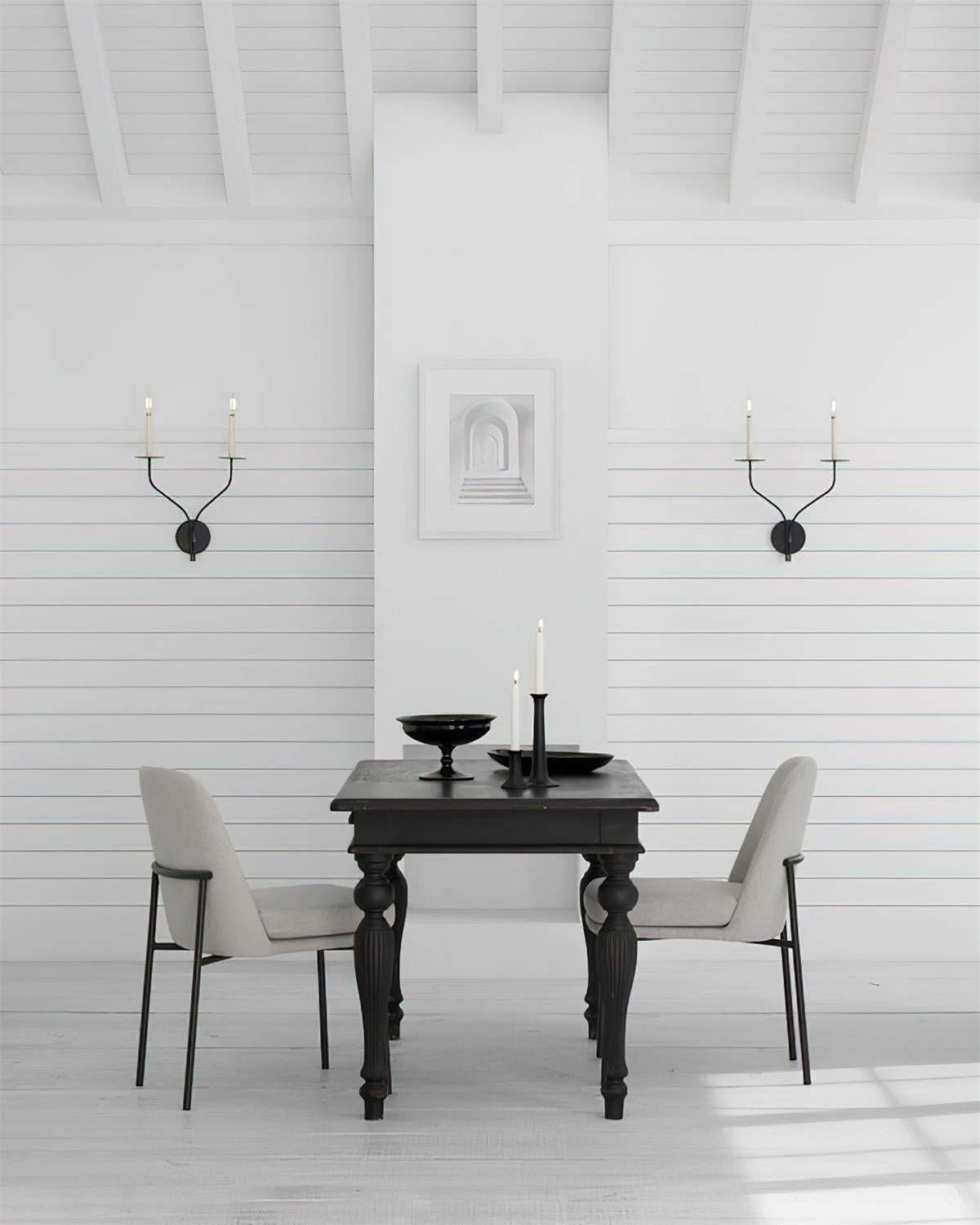 Belfair Wall Lamp Hand-Forged Dual Arms - Letslighting