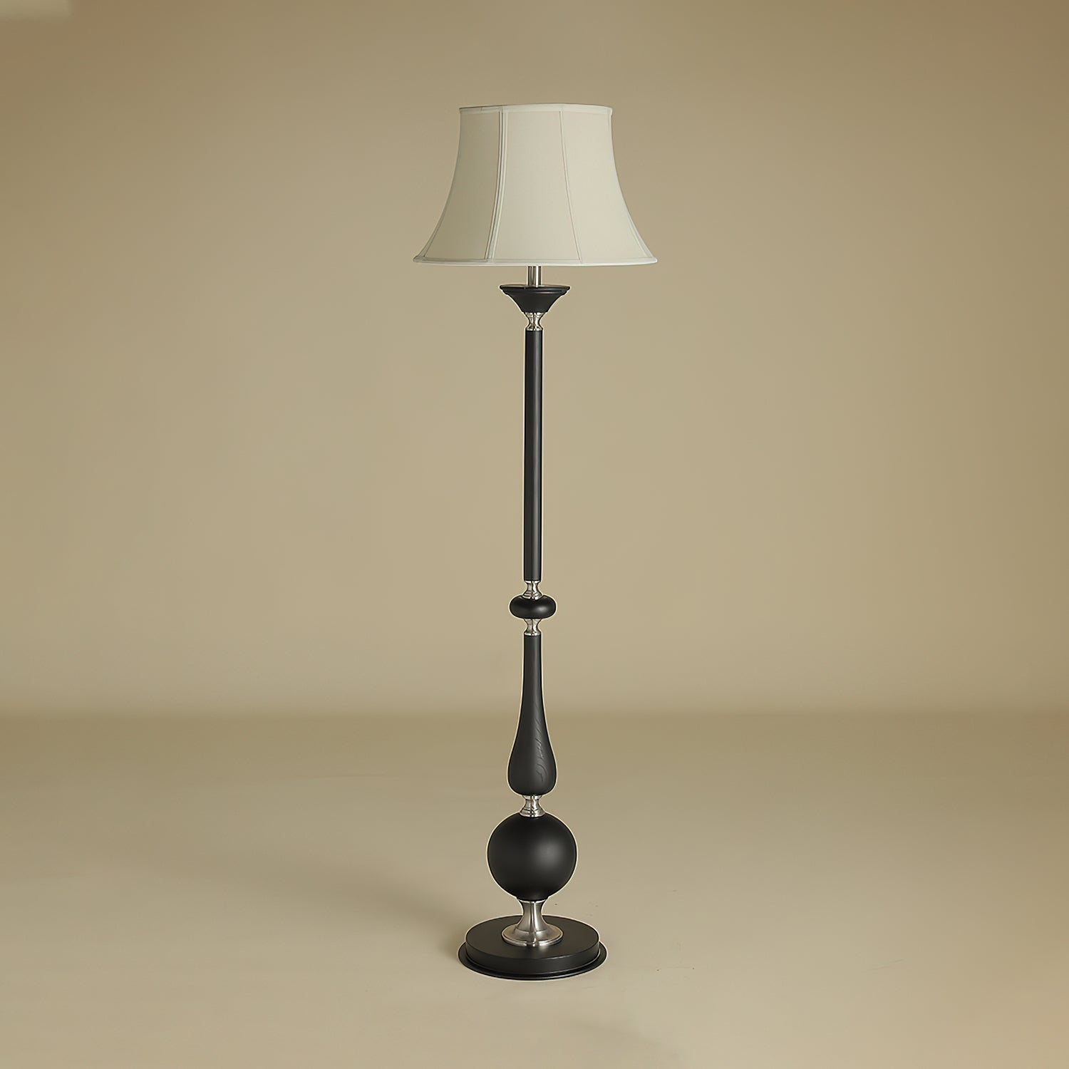 Belfort Lampadaire Classique Élégant en Tissu