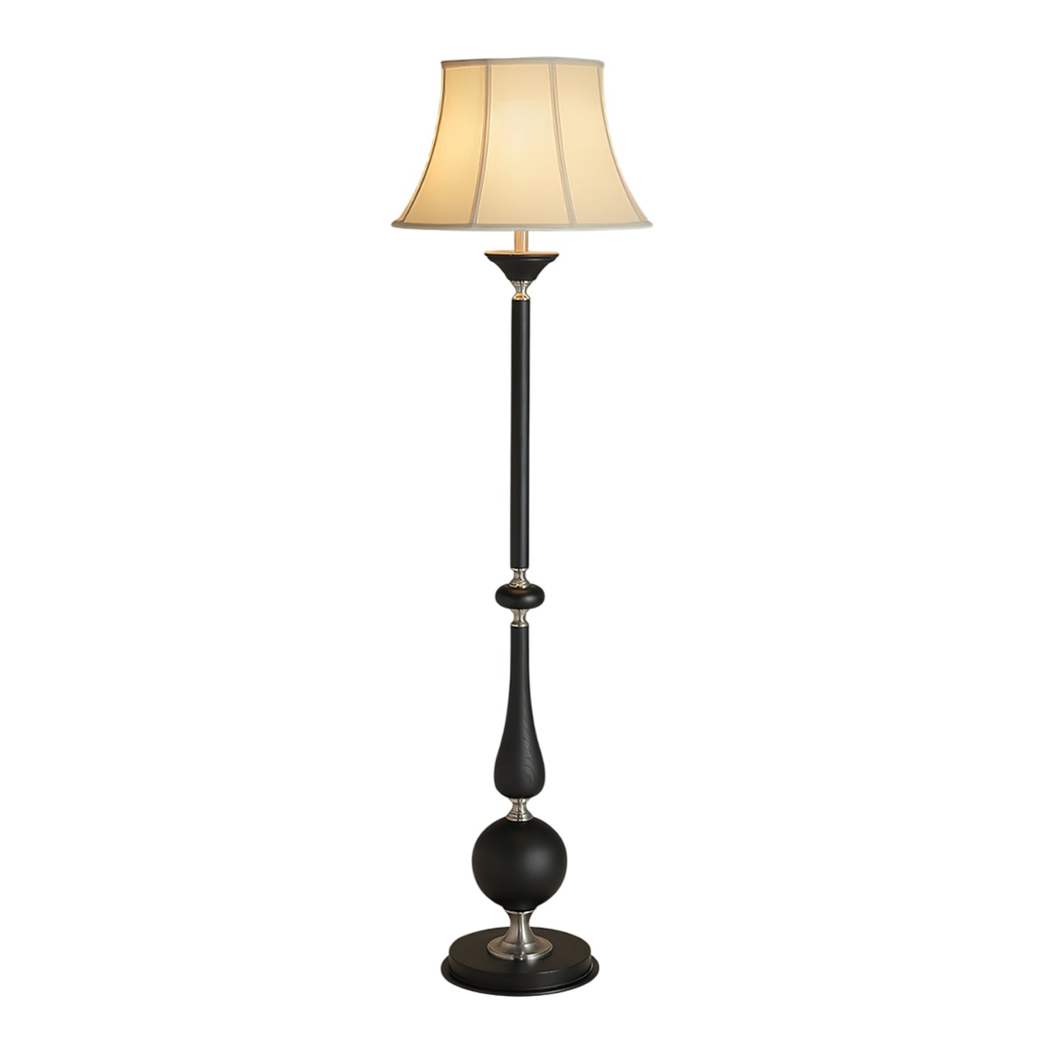 Belfort Lampadaire Classique Élégant en Tissu
