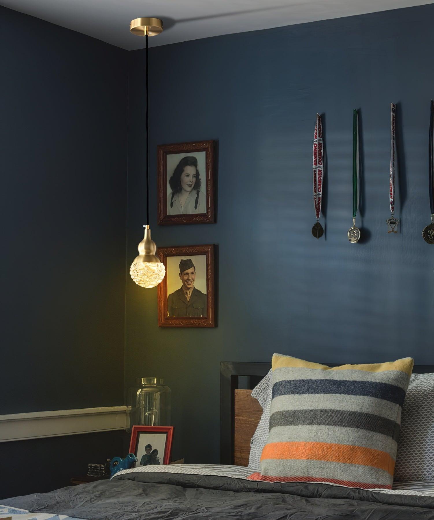 Bella Brass Pendant Light - Blowlighting