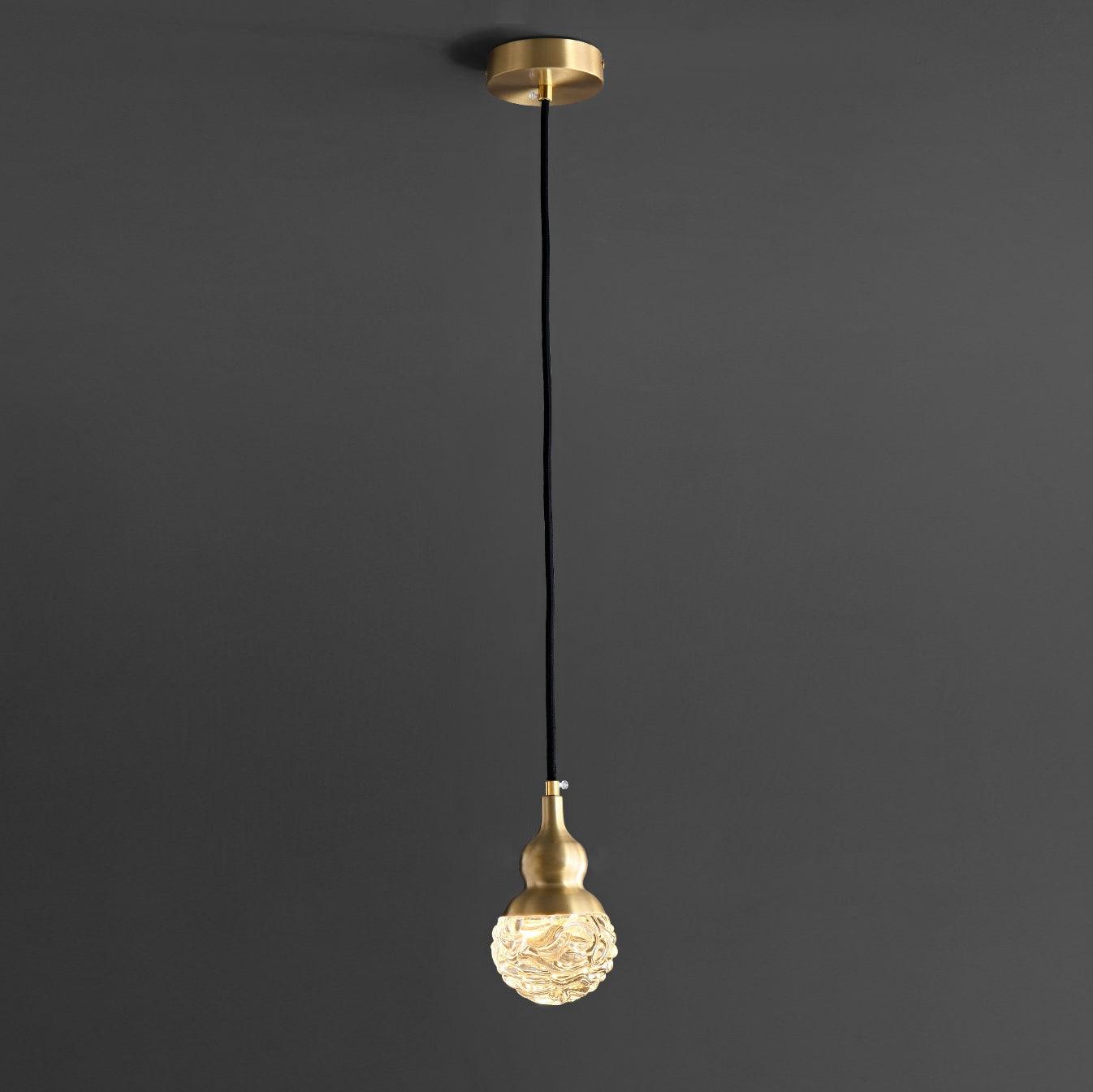 Bella Brass Pendant Light - Blowlighting