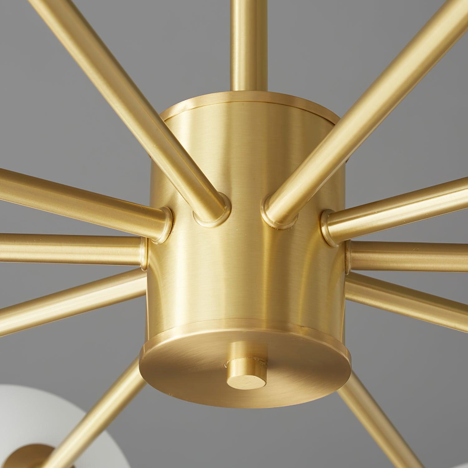 Astra Brass Chandelier Mulit-Head - Letslighting