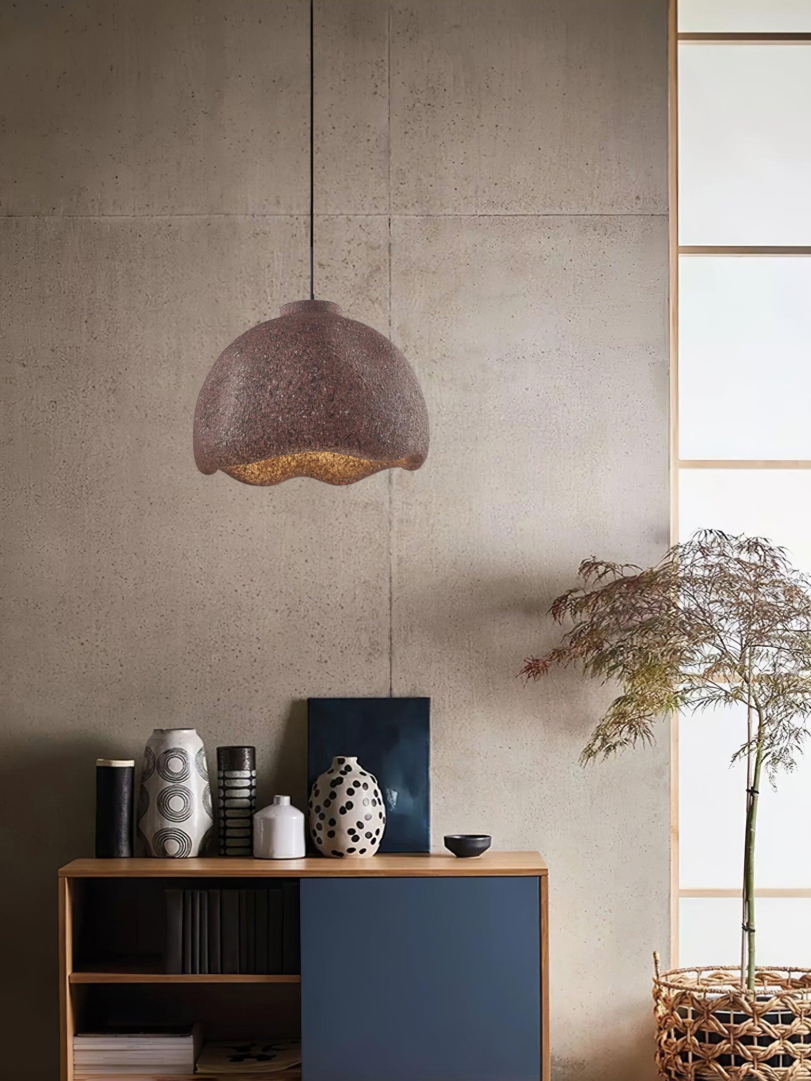 Icarila Modern Minimalist Speckled Metal Plastic Pendant Lamp - Blowlighting