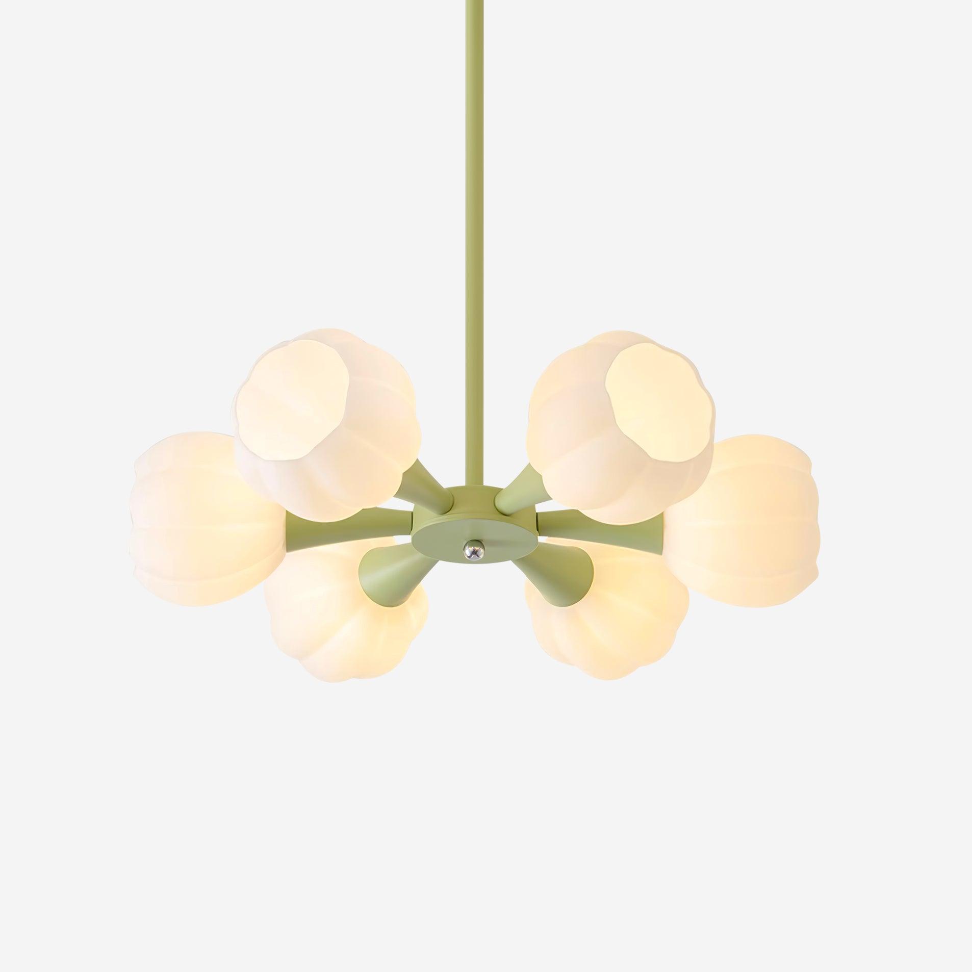 Bethel Rustic Pumpkin Chandelier - Letslighting