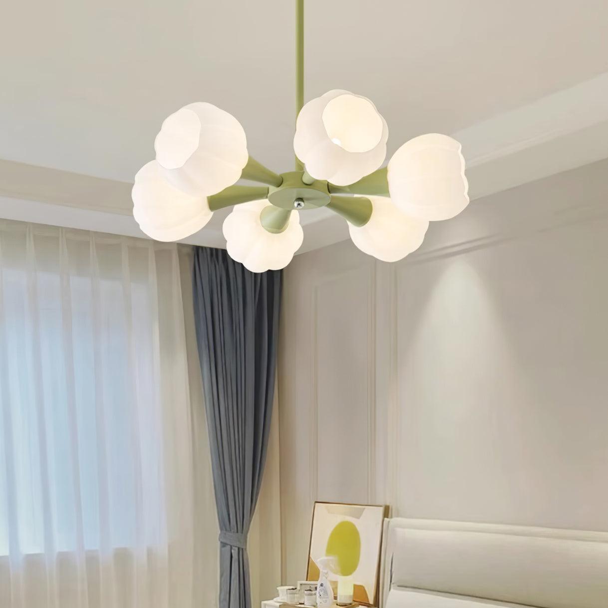 Bethel Rustic Pumpkin Chandelier - Letslighting