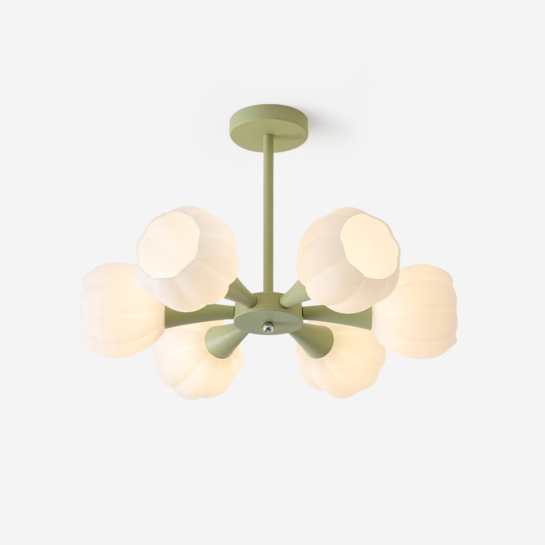 Bethel Rustic Pumpkin Chandelier - Letslighting