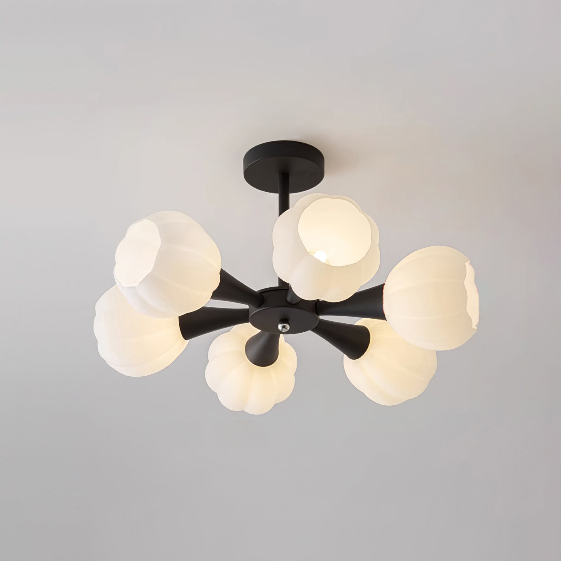 Bethel Rustic Pumpkin Chandelier - Letslighting