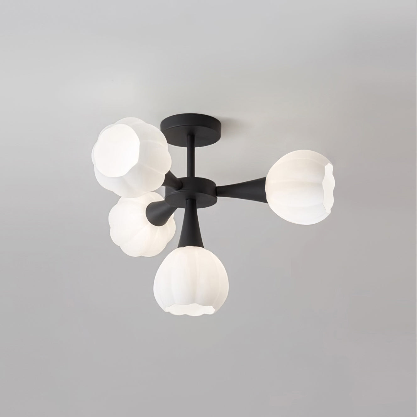 Bethel Rustic Pumpkin Chandelier - Letslighting
