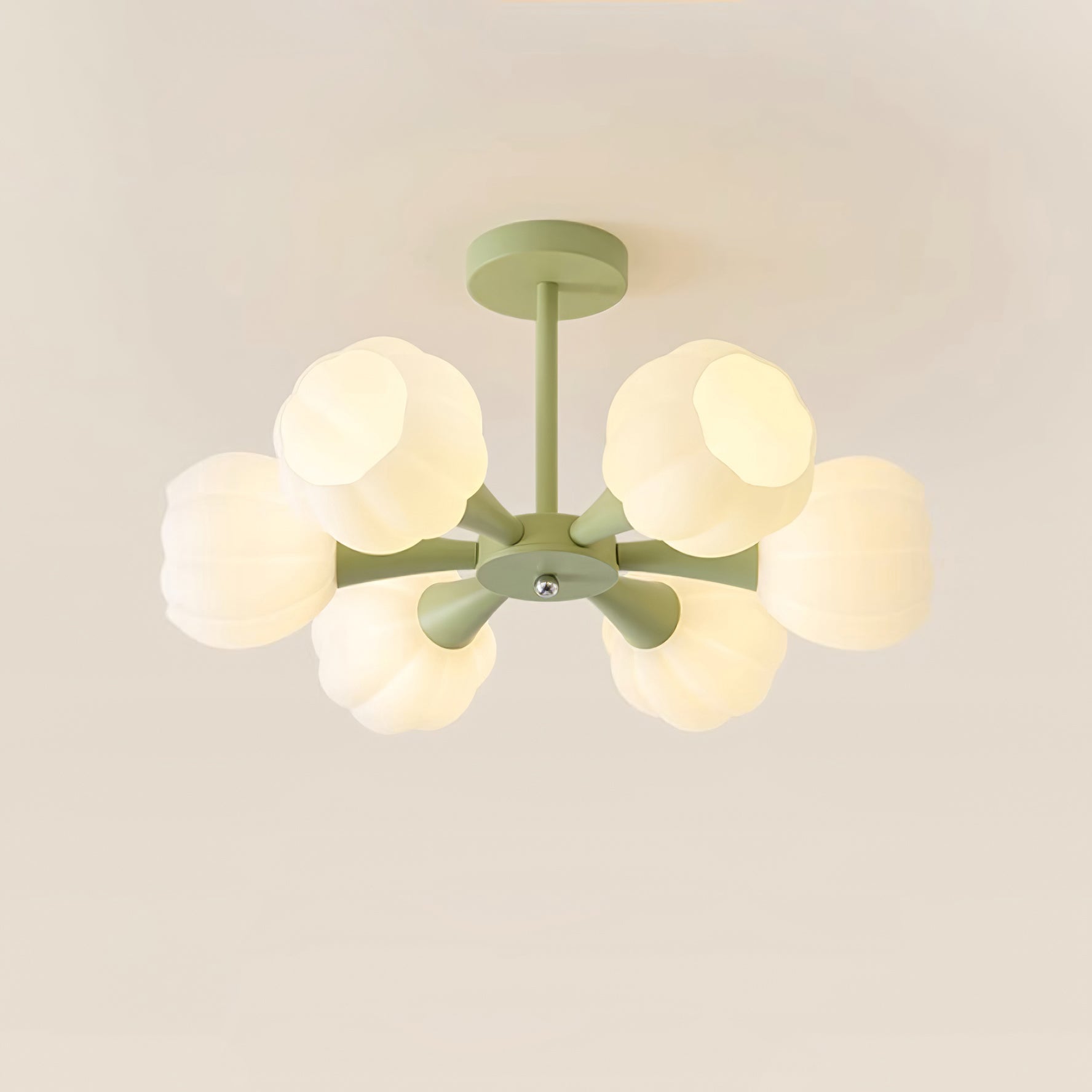 Bethel Rustic Pumpkin Chandelier - Letslighting