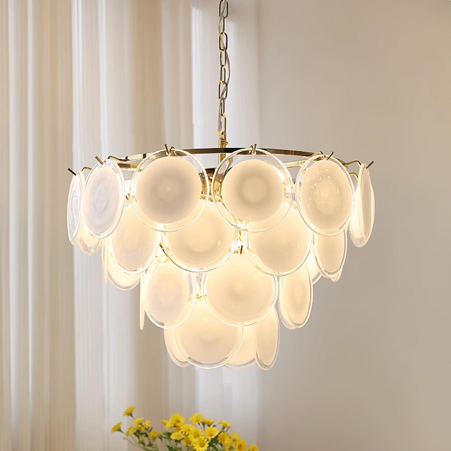 Noelia Glass Chandelier - Letslighting