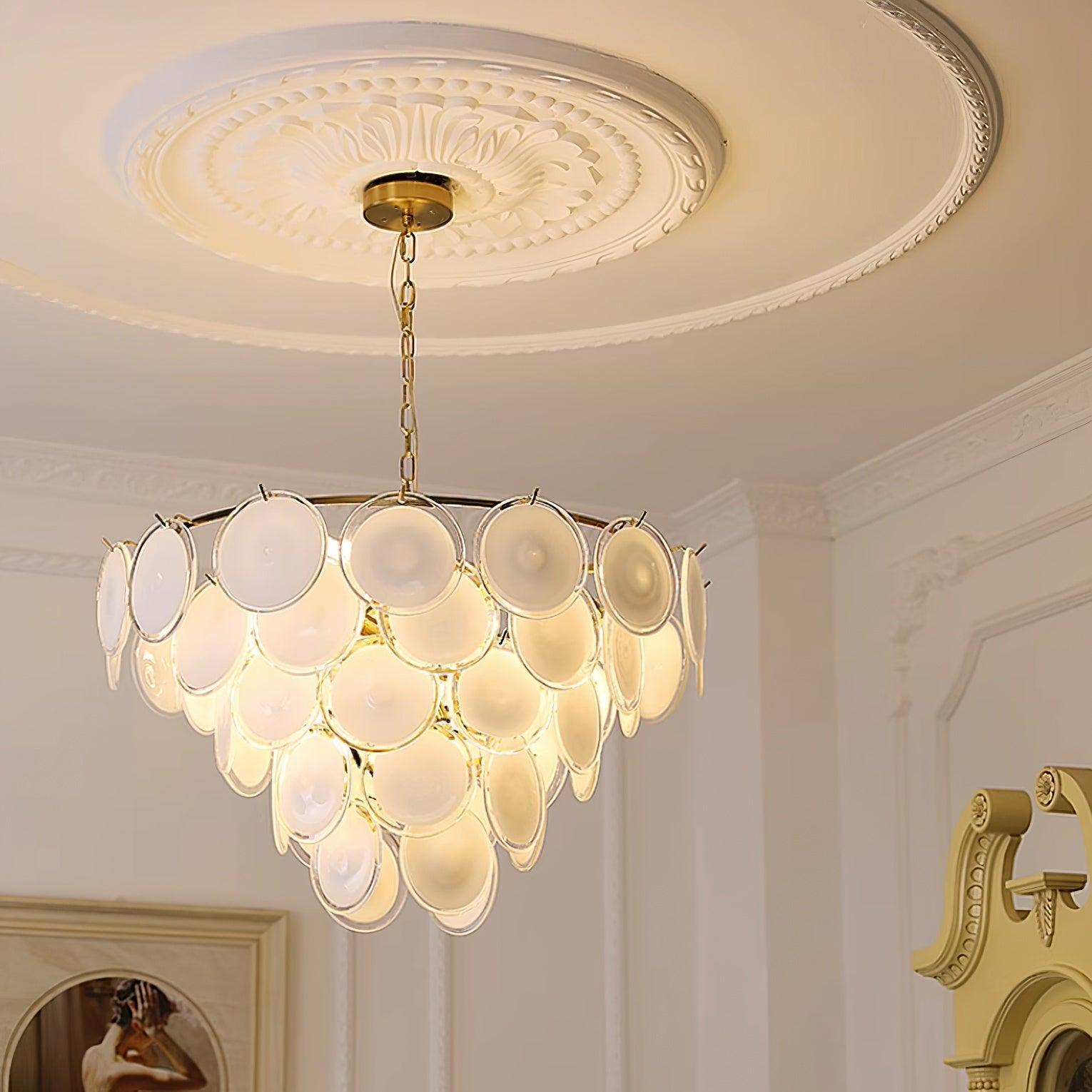 Noelia Glass Chandelier - Letslighting